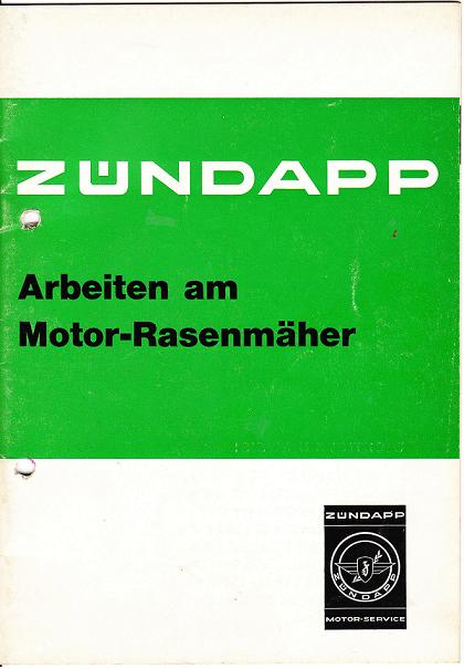 Original Arbeiten am 2takt Motor Typ 685 Rasenmher